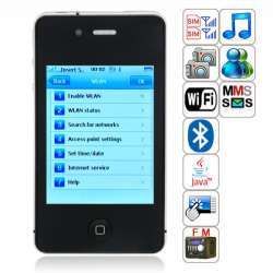 Celular HiPhone 4 c/ WiFi Touch Screen Bluetooth Java 2 Chip